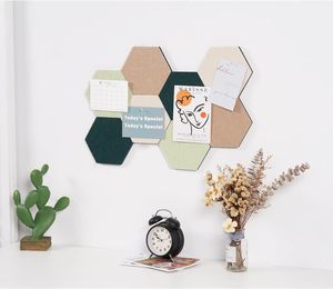 Chine Marché en ligne Vente en gros Personnalisé 9MM Épais Message Hexagonal Mur Monté Liège Feutre Pin Conseil Carreaux <span class=keywords><strong>Avis</strong></span> Tableaux d'affichage - Product Image 4