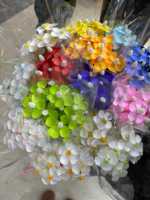 Bunga Violet Kering Alami Ramah Lingkungan 200g/bundel Buatan Tangan untuk Karangan Bunga Natal Pernikahan Dekorasi Ruang Tamu