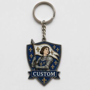 Llaveros Personalizados de Juana de Arco al por Mayor, Cadenas con Retratos Medievales, Regalos de Museo de Figuras Históricas, Souvenir, Porta Llaves - Product Image 2