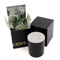 Vente en gros de boîtes à bougies en papier personnalisées de luxe Emballage personnalisé avec logo imprimé double face pour parfums et cosmétiques