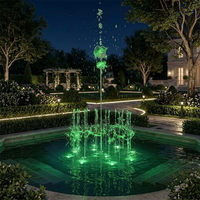 Meilleure fontaine musicale dansante, idéale pour la décoration de l'ameublement aquatique des jardins dans les hôtels, restaurants et villas