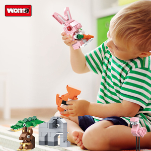 Giocattoli WOMA, Vendita Più Calda, Blocchi da Costruzione per Bambini, Gioco di Costruzione con Mattoncini, Mondo Animale dello Zoo e della Foresta per Prescuola - Product Image 3