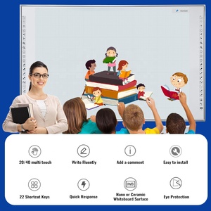 ZHIPING IR Touch Product Multi Touch IR Electronic Whiteboard Connect Supplier 96 Inch 30 Technology Windows Note <strong>Board</strong> Led 4:3 - Product Image 3