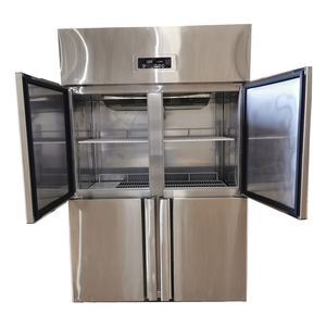 Commercial Hotel Home Use Upright <b>Refrigerator</b> Four Doors Fridge 4 Door Freezer Stainless Steel Chiller Price in Hyderabad Comme - Product Image 1