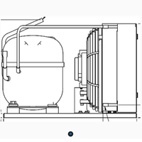 Pièces de refroidisseur Trane CDS01221 UNITÉ DE CONDENSATION
