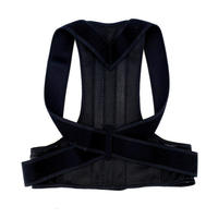 Ceinture de soutien lombaire renforcée pour correction de posture, gilet orthopédique réglable, sangle de soutien dorsal, attelle de soutien pour épaules et colonne vertébrale, et soutien cervical