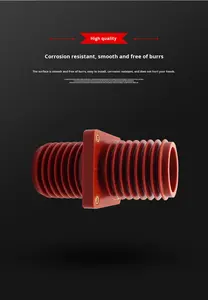 TG1-10Q/110*180แรงดันสูงผนังผ่านบูช<span class=keywords><strong>12Kv</strong></span> ปลอกหุ้มฉนวนกันความร้อน100*100อีพ็อกซี่อุปกรณ์กระจายพลังงาน - Product Image 2