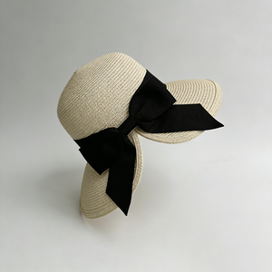 여성용 파나마 밀짚모자, 넓은 챙, UPF 50+, 가볍고 접을 수 있는 여름 해변 모자 도매 - Product Image 6