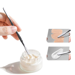 Roestvrijstalen Make-Up Palet Beauty Spatel Cosmetische Mengbak Voor Foundation Lippenstift Oogschaduw Lash Zelfklevende Nagellak - Product Image 3