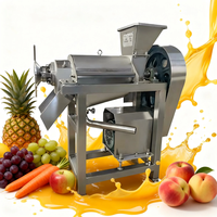 Fruitextractpers met spiraalvormige sapcentrifuge, motor 2200W, hoge productiviteit, 220V, geschikt voor wortelen, gember en citroen.