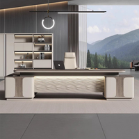 Muebles de Oficina Modernos, Diseño de Escritorio de Oficina de Madera, Escritorio de Oficina Ejecutivo, Escritorio de Oficina de Gerente de Lujo