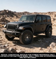 Jantes de voiture Geruida S3-00002 17-22 en aluminium forgé, design Deep Dish Gunmetal Mesh, norme DOT, pour Jeep Wrangler, garantie 6 ans