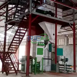RICHI 3-4 T/H Animal Feeds Extruder Processing Line for Shrimp Livestock Cattle Poultry Chicken Feed