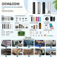 Diffuseur de voiture OEM ODM, machine à arôme sans eau, capteur de mouvement intelligent, solution de parfum silencieuse pour les marques automobiles