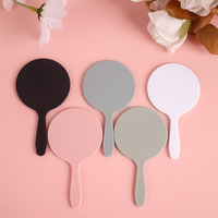 Miroir cosmétique rond portable, mini miroir de poche, miroir de maquillage personnalisé avec logo, pour cadeau, promotion, usage quotidien, salon de beauté