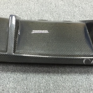 DTM Style Carbon Fiber Rear Bumper Lip Fin Spoiler Winglet <b>Splitter</b> Diffuser for BMW F10 M5 2012-2017 - Product Image 3