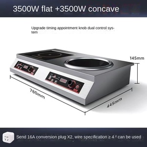 Table de cuisson à induction multifonctionnelle encastrable à brûleur unique concave, usage domestique, 3000-3999W, prix de gros - Product Image 3