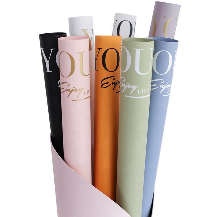 Wholesale Custom High Quality Wrapping Kraft Paper for Gift Packaging Hot Sale Luxury Wrapping Paper Korean Wrapping Paper.