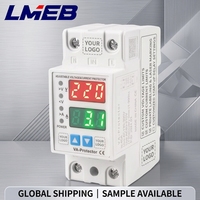 Voltmeter Mini Satu Fasa dengan Reset Otomatis, Amperemeter Arus AC, Pelindung Motor dari Overload dan Burnout yang Dapat Memulihkan Diri Sendiri, Manual