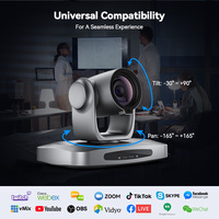 Oneking AI Tracking 4K UHD PTZ Caméra De vidéofconférence 12x USB/SDI/HDML/NDI Caméra IP Pour Diffusion En Direct