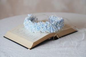 Couronne de fleurs séchées pour mariée et demoiselle d'honneur, accessoires de cheveux bohèmes pour mariage - Product Image 5