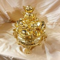 Feuille d'or imitation en vrac 16x16cm Vente chaude 10 000 pièces par boîte pour la sculpture sur bois