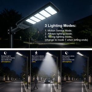 <span class=keywords><strong>Lampione</strong></span> <span class=keywords><strong>Solare</strong></span> ad Alta Luminosità e Lunga Durata 50w 100w 150w 200w 250w 300w, Illuminazione Stradale <span class=keywords><strong>LED</strong></span> per Esterni - Product Image 3