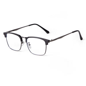 Gafas Ópticas Cuadradas con Marco Metálico STORY PSTY9510A, Filtro <span class=keywords><strong>de</strong></span> Luz Azul, Gafas para Computadora, Anti Luz Azul, Gafas <span class=keywords><strong>de</strong></span> Negocios para Hombre - Product Image 4