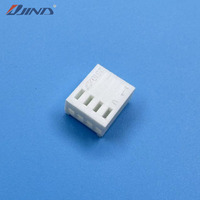 Conector de Cabezal PCB JINDA de 4 Pines con Paso de 2.54mm, Tipo Wafer, PA66 250V, Latón con Recubrimiento de Estaño, Conector Hembra de Cable a Placa