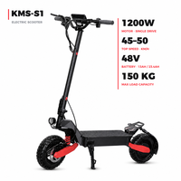 Trottinette électrique tout-terrain 1200W 48V 45-50 km/h, pliable, trottinette électrique, trottinette électrique pour adultes, charge maximale 150 kg