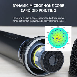 Tnh UM-MI155U Uhf Metalen Draadloze Handheld Microfoon Met 30 Frequentiepunten Oplaadbare Zender En Ontvanger - Product Image 3