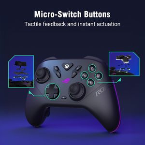 Asus Rog Raikiri II para Control Inalámbrico de 2.4 GHz con 10 Botones, Conector para Auriculares, Agarre Antideslizante, Negro - Product Image 4