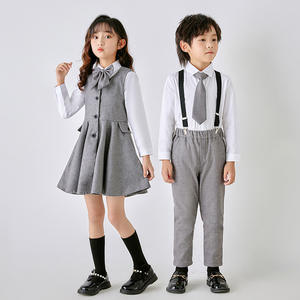 Uniforme Scolastica Primaria all'Ingrosso, Bellissimo Abito a Maniche Corte per Studenti, Ragazzi e Ragazze - Product Image 6