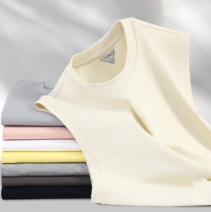 <span class=keywords><strong>D</strong></span>ébardeur en tricot de coton et polyester pour hommes avec logo personnalisé T-shirts <span class=keywords><strong>sans</strong></span> manches à design ample pour l'<span class=keywords><strong>été</strong></span> <span class=keywords><strong>Gilet</strong></span> de sport - Product Image 3