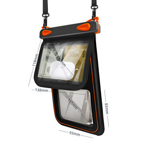 กระเป๋าใส่โทรศัพท์มือถือกันน้ำแบบใหม่ ดีไซน์ตะขอคู่ พร้อมสายคล้อง - Product Image 3