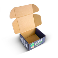 Boîte d'expédition en carton ondulé personnalisée pour vêtements, emballage d'usine d'impression sur mesure, petite boîte postale