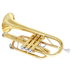 Para SLADE, Trompeta de latón de número corto, tubo de conversión de tono B, instrumento de bolsillo pequeño de Palma de <span class=keywords><strong>cobre</strong></span> fosforado - Product Image 4