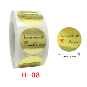กาวขอบคุณสั่งซื้อสติกเกอร์ที่มีไอคอนความ<span class=keywords><strong>รัก</strong></span>ฉลากบรรจุภัณฑ์สำหรับผลิตภัณฑ์ในครัวเรือน - Product Image 6