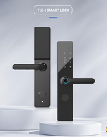 Aurelysse Nouveau Système de Serrure d'Hôtel Intelligent à Empreinte Digitale, Carte RFID et Mot de Passe TTlock, Poignée de Porte Électronique CE FCC ROHS