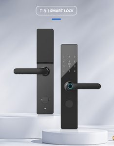 Aurelysse Nouveau Système <span class=keywords><strong>de</strong></span> Serrure d'Hôtel Intelligent à Empreinte Digitale, Carte RFID et Mot <span class=keywords><strong>de</strong></span> Passe TTlock, Poignée <span class=keywords><strong>de</strong></span> Porte Électronique CE FCC ROHS - Product Image 2