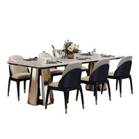 Ensemble de Table à manger de la maison, chaises, Set de luxe
