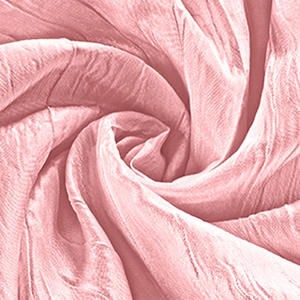 Nappe en taffetas froissé rectangulaire blanche pour tables rectangulaires de 6 pieds, nappe écrasée de mariage - Product Image 3