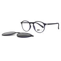 Monture de lunettes unisexe à clipser 2025, modèle 95169, avec verres polarisés magnétiques Ultem 2-en-1, pour tous les âges, fabriqué en Chine