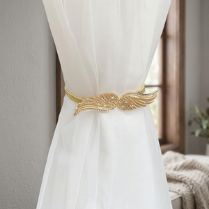 Sujetadores de Cortinas Gold Wing, Elegantes Abrazaderas de Cristal con Pedrería para Decoración del Hogar, Bodas y Estilo Hollywood Glam - Product Image 5