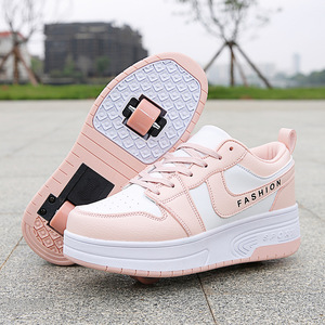 [Nuevo Estilo Viral en Internet] Patines <span class=keywords><strong>de</strong></span> <span class=keywords><strong>Ruedas</strong></span> Dobles Invisibles para Adultos, <span class=keywords><strong>Ruedas</strong></span> <span class=keywords><strong>de</strong></span> Poliuretano, Resistentes al Desgaste; Hombres, Mujeres, Niños - Product Image 2