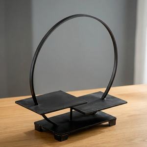 Modern Metal Handmade Round Two Tier Cake <b>Stand</b> Dessert Display Cupcake Pastry Serving Tray for Wedding Birthday Party Buffet - Product Image 2