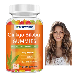 아우스레슨 천연 은행나무 추출물 구미 브레인 메모리 건강 보조제 할랄 아슈와간다 인삼 은행나무 구미 - Product Image 1