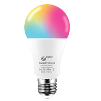Miroir intelligent Coibeu avec Wi-Fi et écran TFT, bande LED RVBC colorée, compatible Alexa et Google Assistant