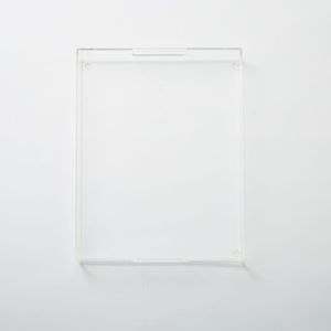 Plateaux carrés modernes en lucite transparente, petits plateaux de service en acrylique pour la nourriture, le thé, le café, le petit-déjeuner, les collations, le <span class=keywords><strong>fromage</strong></span>, les amuse-gueules - Product Image 6