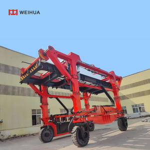 Kunden spezifisches hydraulisches Doppelhub-Hebe system Straddle Transport Container Terminal Straddle <span class=keywords><strong>Crane</strong></span> 30t 40t 50t 60t 70t 80t - Product Image 6
